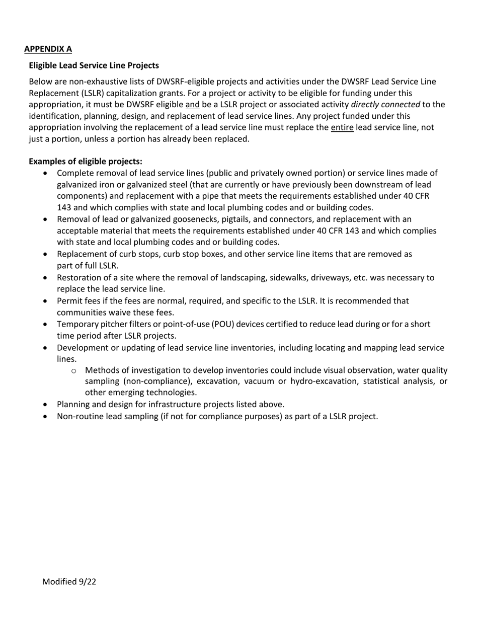 Drinking Water State Revolving Fund Project Priority List Survey - Montana, Page 3