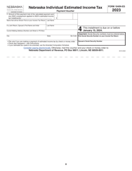 Form 1040N-ES Nebraska Individual Estimated Income Tax - Nebraska, Page 8