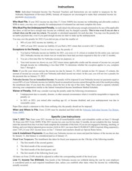 Form 2210N Individual Underpayment of Estimated Tax - Nebraska, Page 2