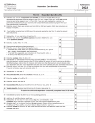 Form 2441N Nebraska Child and Dependent Care Expenses - Nebraska, Page 2