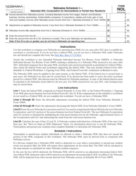 Form NOL Nebraska Net Operating Loss Worksheet - Nebraska, Page 2