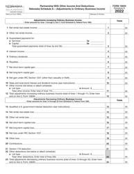 Form 1065N Nebraska Return of Partnership Income - Nebraska, Page 2