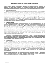 Child Custody Evaluation Questionnaire - County of Kern, California, Page 2