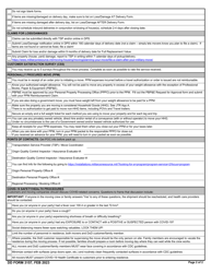 DD Form 3157 Household Goods (Hhg) Moving Checklist, Page 2