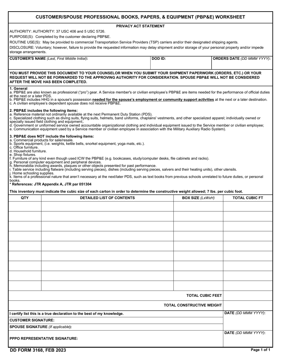 Dd Form 3168 Fill Out Sign Online And Download Fillable Pdf