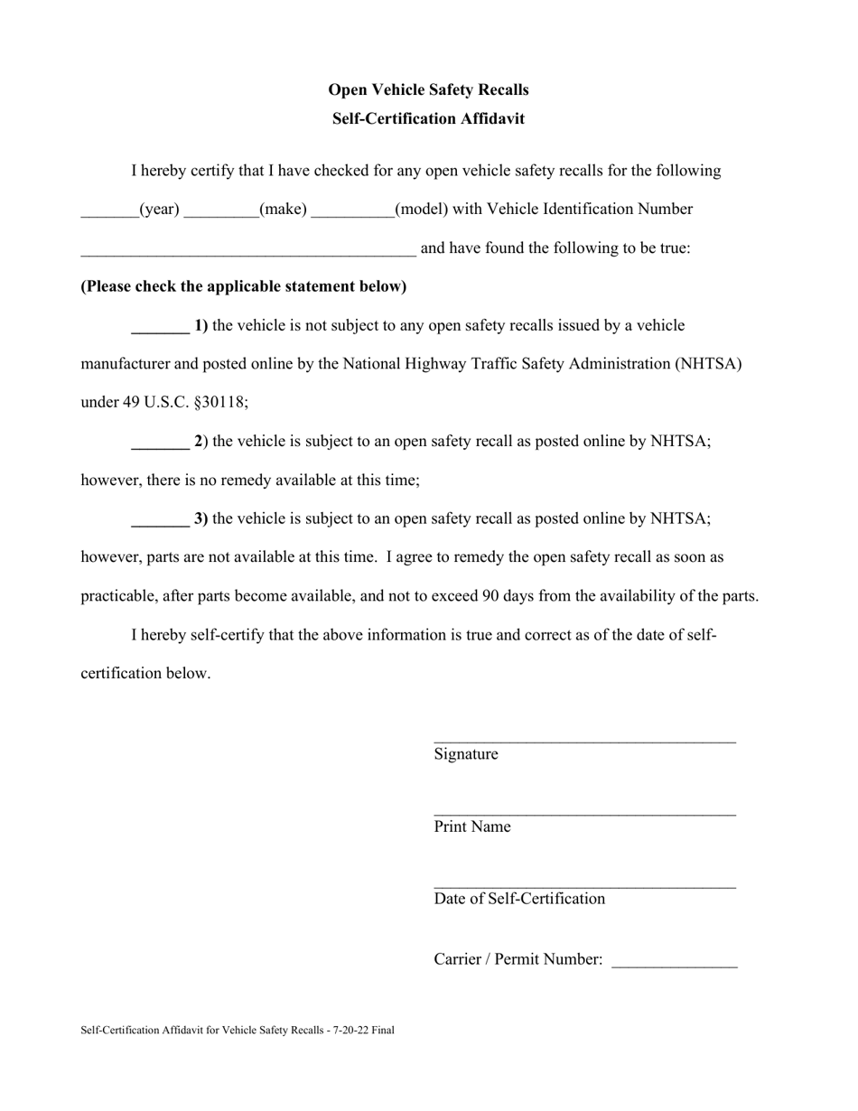 Procedures for Requesting a Transfer of a Taxicab Permit - Maryland, Page 7