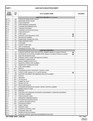 DD Form 1949-1 Part I Lsar Data Selection Sheet (P.6-9), Page 2