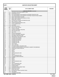 DD Form 1949-1 Part I Lsar Data Selection Sheet (P.6-9), Page 3