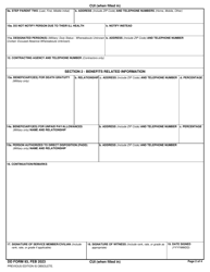 DD Form 93 Download Fillable PDF or Fill Online Record of Emergency ...