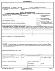 DD Form 2789 Waiver/Remission of Indebtedness Application, Page 2