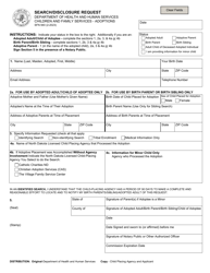 Document preview: Form SFN940 Search/Disclosure Request - North Dakota