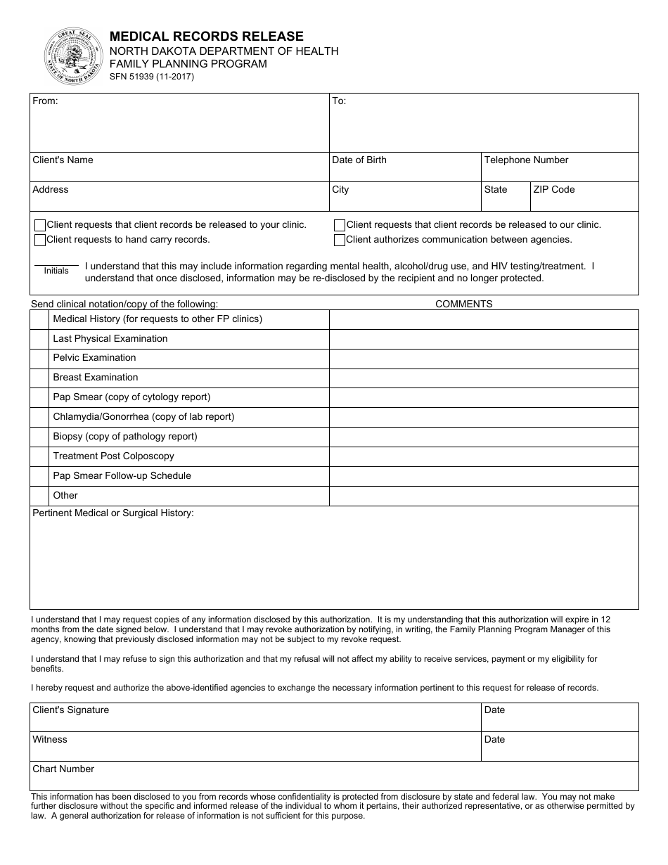 Form Sfn51939 Fill Out Sign Online And Download Fillable Pdf North Dakota Templateroller 7416