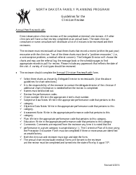 Triennial Clinician Review Form - North Dakota, Page 2