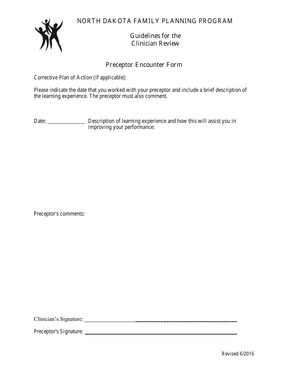 Triennial Clinician Review Form - North Dakota, Page 4