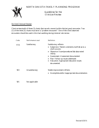 Triennial Clinician Review Form - North Dakota, Page 5