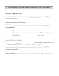 Form PGC-710-WM Regular Landowner/Lessee Application - Deer Management Assistance Program (Dmap) - Pennsylvania, Page 6