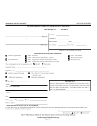 Document preview: Form CCG0009 Appearance and Jury Demand - Cook County, Illinois