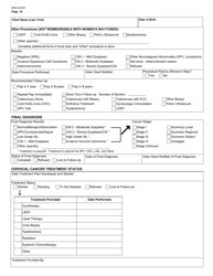 Form SFN52197 Women&#039;s Way Cervical Diagnostic Results - North Dakota, Page 2