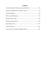 Protocol for Conducting Alcohol Compliance Checks - City of Grand Forks - North Dakota, Page 2