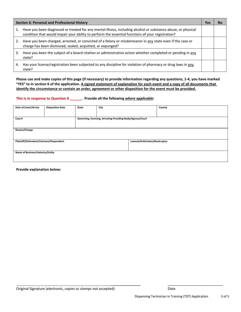 Dispensing Technician in Training (Tdt) Application - Nevada, Page 3