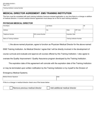 Form SFN60909 EMS Training Institution Licensure Application - North Dakota, Page 3