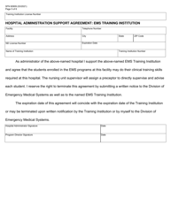 Form SFN60909 EMS Training Institution Licensure Application - North Dakota, Page 5