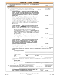 Form 201-N Charitable Gaming Permit Application (New Applicant Only) - Virginia, Page 4
