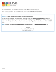 Form B9-GDC Gdcp Member Change of Beneficiary Form - Georgia (United States), Page 2