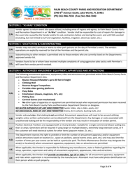 Vendor Permit Application - Palm Beach County, Florida, Page 3