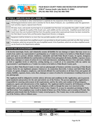 Vendor Permit Application - Palm Beach County, Florida, Page 4