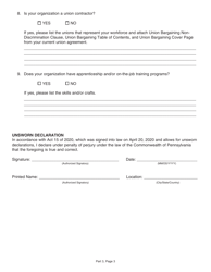 Form CS-4300NS New Subcontractor Application - Pennsylvania, Page 20