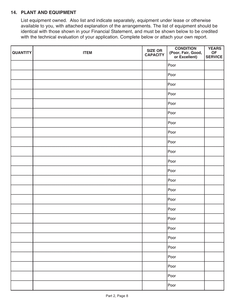 Form CS-4300NP New Prime Contractor Application - Pennsylvania, Page 30