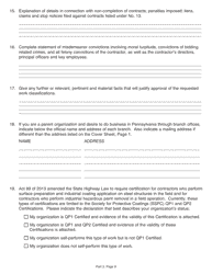 Form CS-4300NP New Prime Contractor Application - Pennsylvania, Page 31