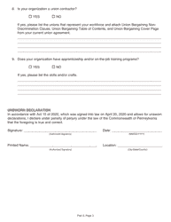Form CS-4300NP New Prime Contractor Application - Pennsylvania, Page 35
