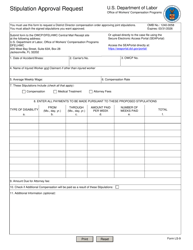 Document preview: Form LS-9 Stipulation Approval Request