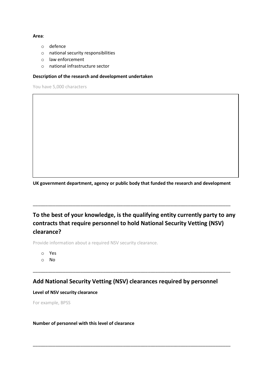 Nsi Voluntary Notification Form - United Kingdom, Page 16