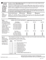 Enrollment Form - Nc 401(K) Plan - North Carolina, Page 2