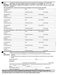 Beneficiary Designation Form - Nc 457 Plan - North Carolina, Page 3