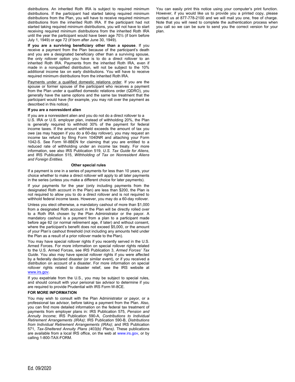 Voluntary Small Balance Cash out Request - Nc 457 Plan - North Carolina, Page 10