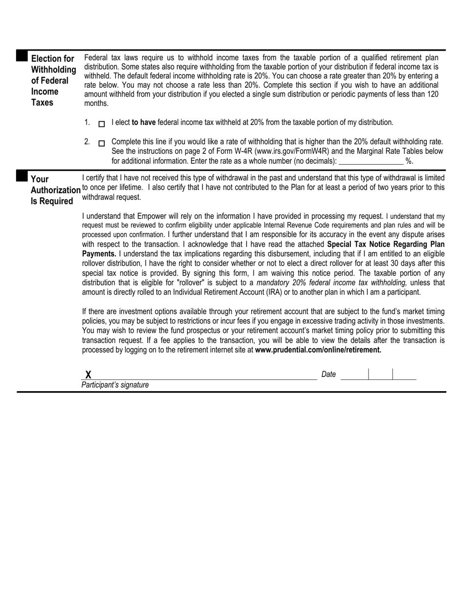 Voluntary Small Balance Cash out Request - Nc 457 Plan - North Carolina, Page 3