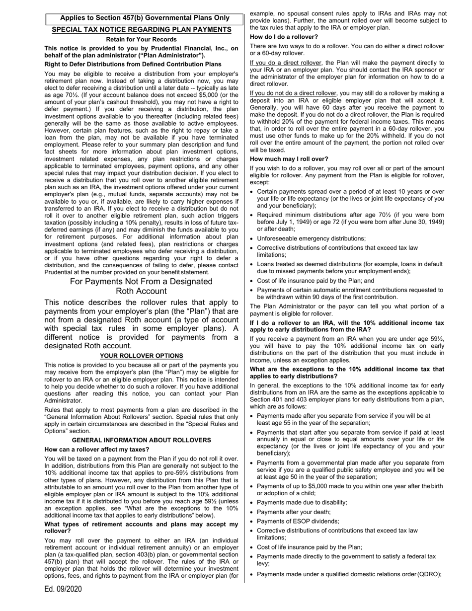 Voluntary Small Balance Cash out Request - Nc 457 Plan - North Carolina, Page 5