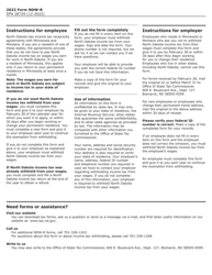 Form NDW-M (SFN28720) Exemption From Withholding for a Qualifying Spouse of a U.S. Armed Forces Servicemember - North Dakota, Page 2