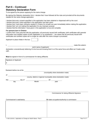 Form 11155E Application to Change an Adult&#039;s Name - Ontario, Canada, Page 18