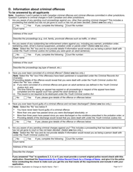 Form 11155E Application to Change an Adult&#039;s Name - Ontario, Canada, Page 7