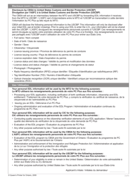 Form SR-LD-063 Ontario Enhanced Driver&#039;s Licence (Edl) Personal Information Consent Form - Ontario, Canada (English/French), Page 3