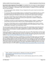 Form LIC9188 Criminal Record Exemption Transfer Request - California, Page 5