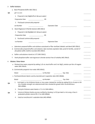 Water Microbiology Laboratory Evaluation Form - Illinois, Page 10