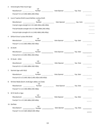 Water Microbiology Laboratory Evaluation Form - Illinois, Page 13