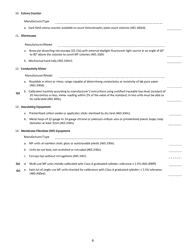 Water Microbiology Laboratory Evaluation Form - Illinois, Page 6