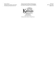 Form PPS5254 Educational Enrollment Information for School Placement Form (Eeispf) - Kansas, Page 6